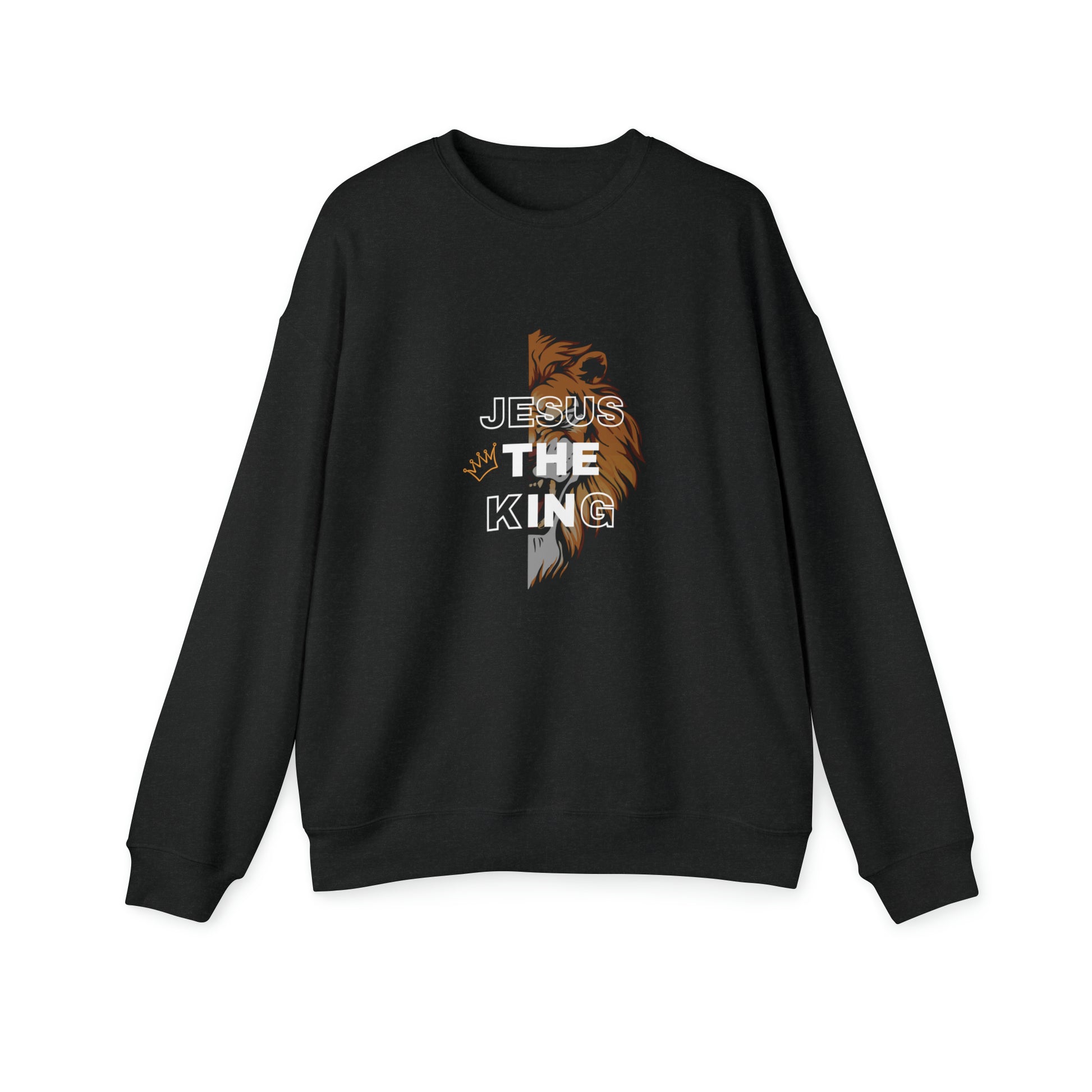 U+GOD Unisex Sweatshirt: Embodying Faith and Empowerment with Jesus the King - U+GOD