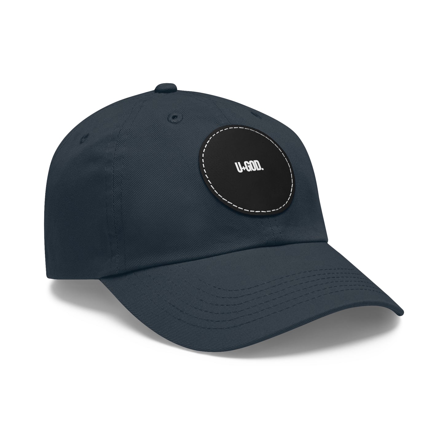 Leather Patch Dad Hat