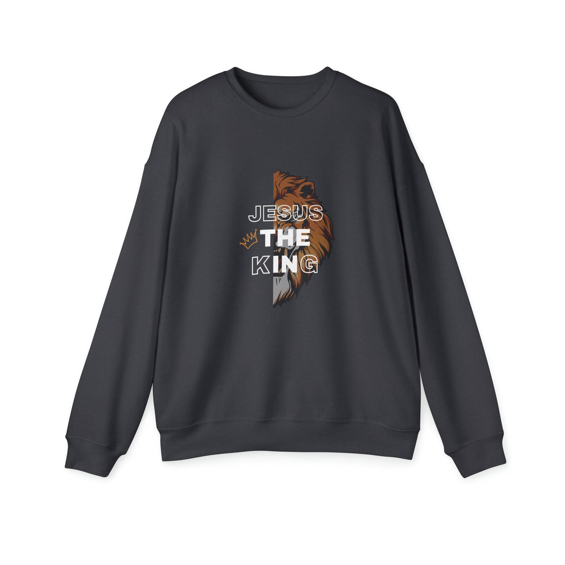 U+GOD Unisex Sweatshirt: Embodying Faith and Empowerment with Jesus the King - U+GOD