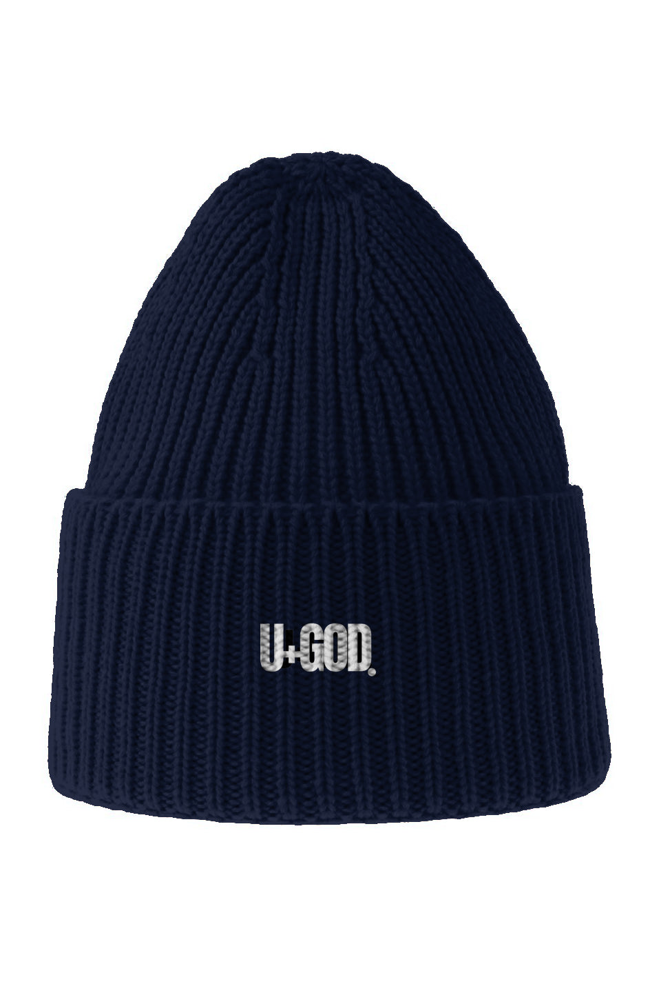 U+GOD Sustainable Chunky Rib Knit Beanie: Warmth and Style for Your Spiritual Journey