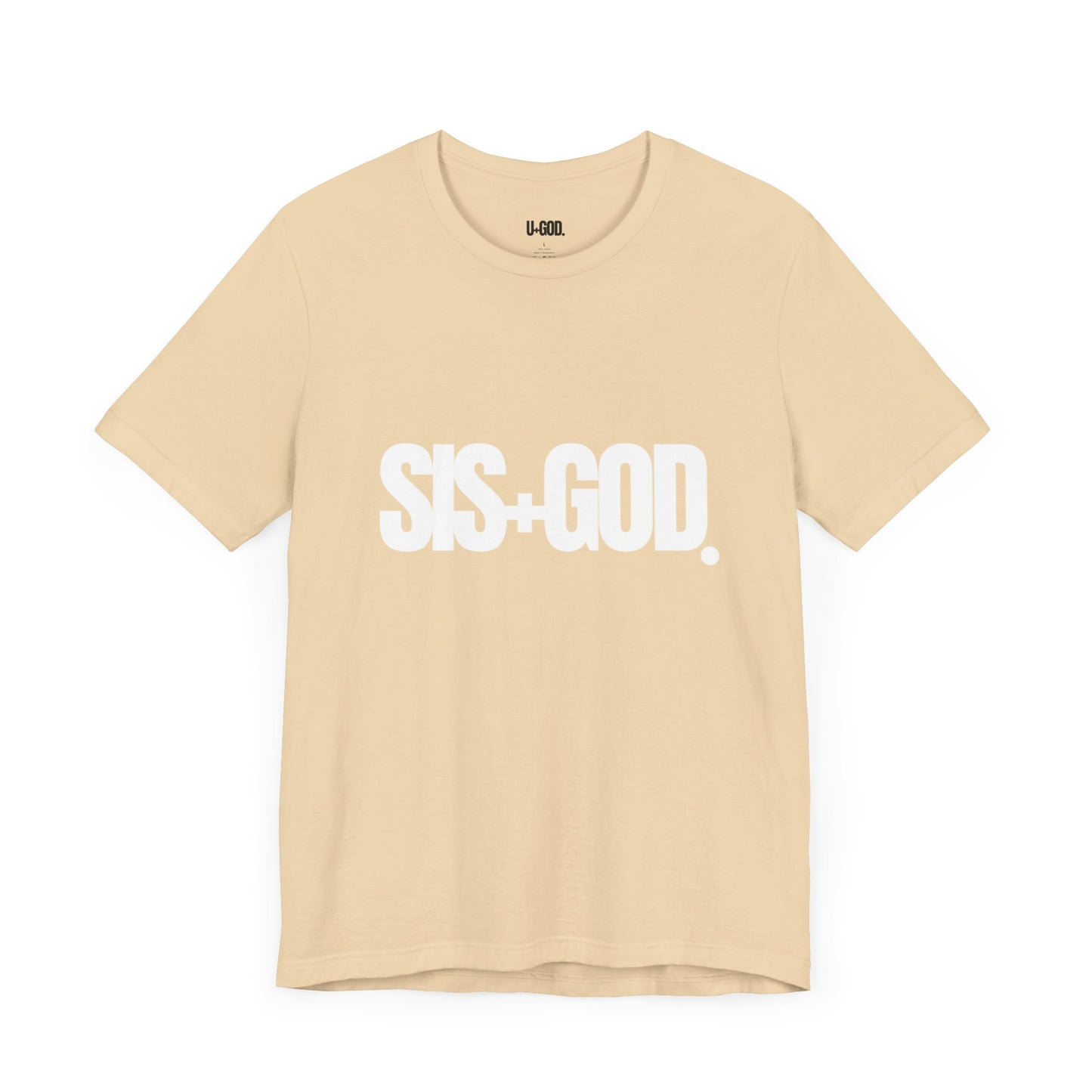 SIS+GOD Unisex Tee - Woman's T-Shirt Design