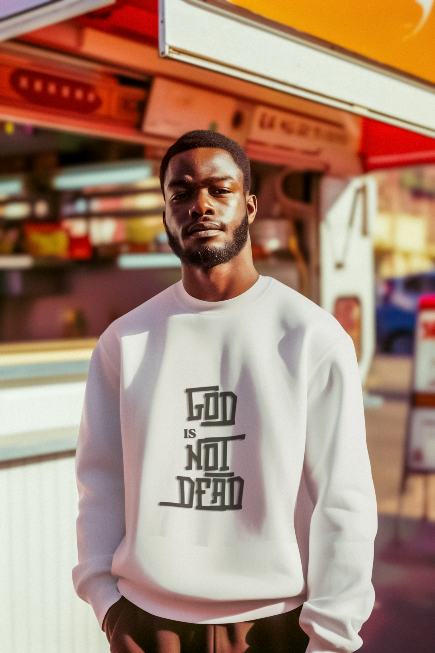 God is not dead Seasonal Seller Sweatshirt: Unisex, Heavy blend