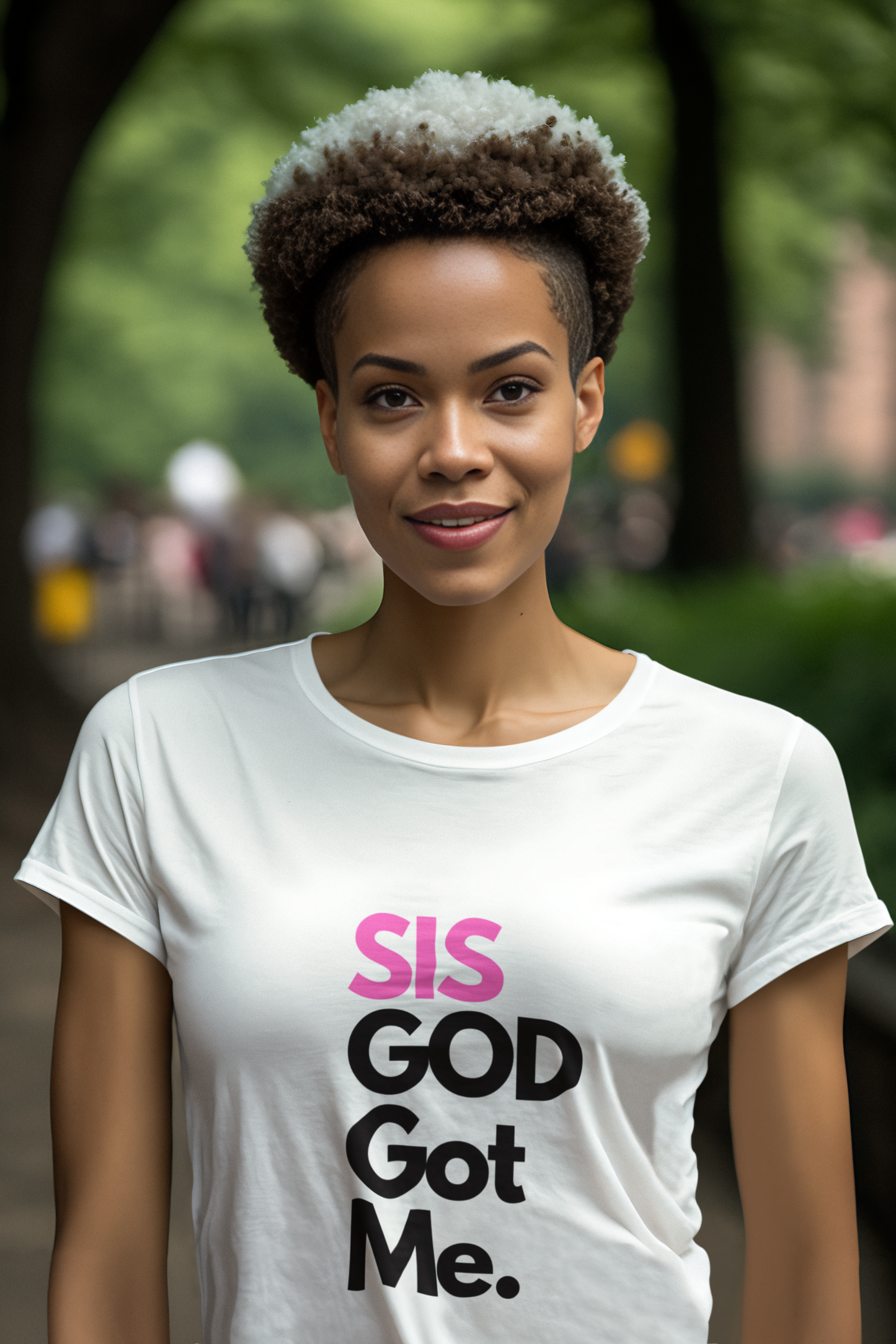 Sisterhood and Spirituality: SIS GOD Got Me. T-Shirt for Women